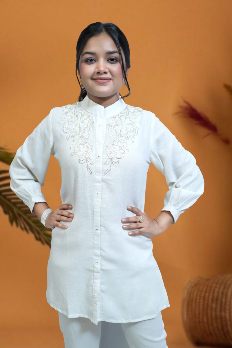 Coat Set – Power Dressing with an Ethnic Twist - Image 4