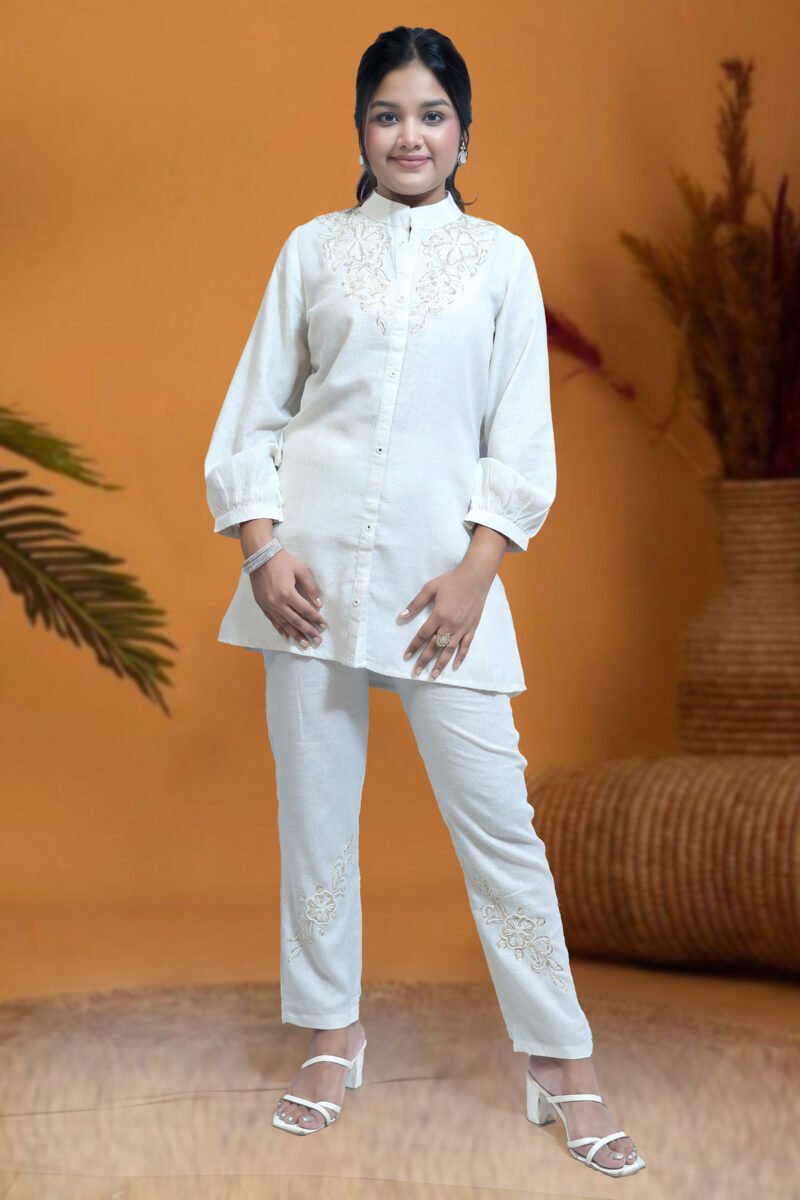 Coat Set – Power Dressing with an Ethnic Twist - Image 5